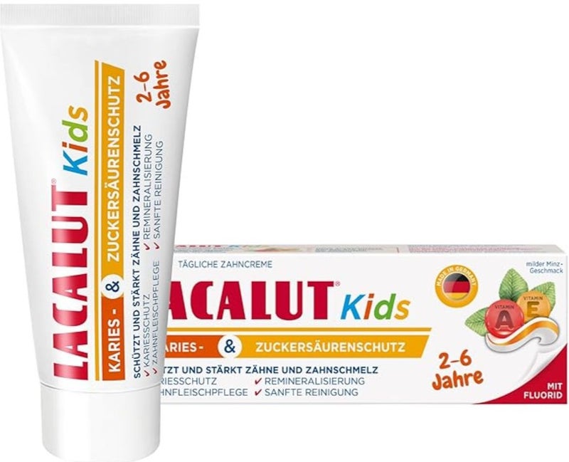 LACALUT KIDS CARIES AND SUGAR ACID PROTECTION TOOTH PASTE 55 ML