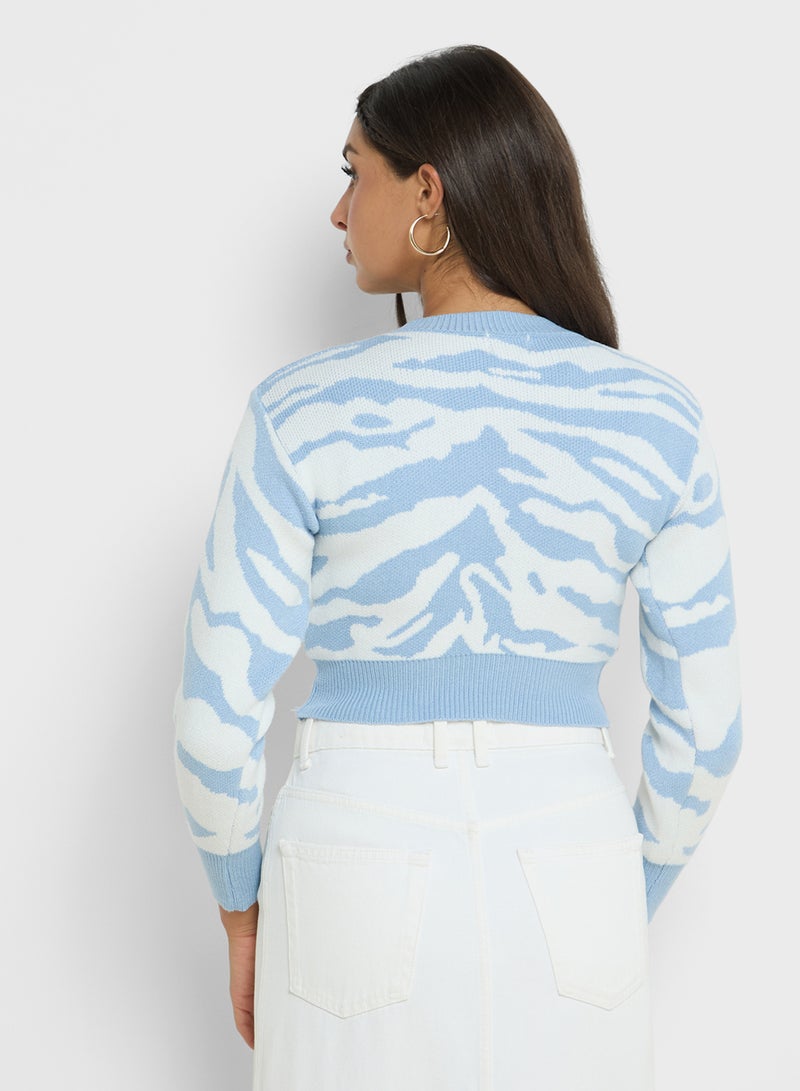 Ginger Abstract Printed Sweater  - Image 2