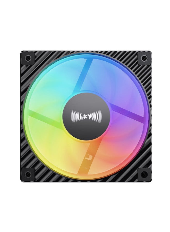 Valkyrie Cq125 Argb Black Vk Cpu Air Cooler Reverse Gravity Six Heatpipe Direct Touch 12cm Fan Supports Lga1700/1851 Am5 Argb Lighting - Image 2
