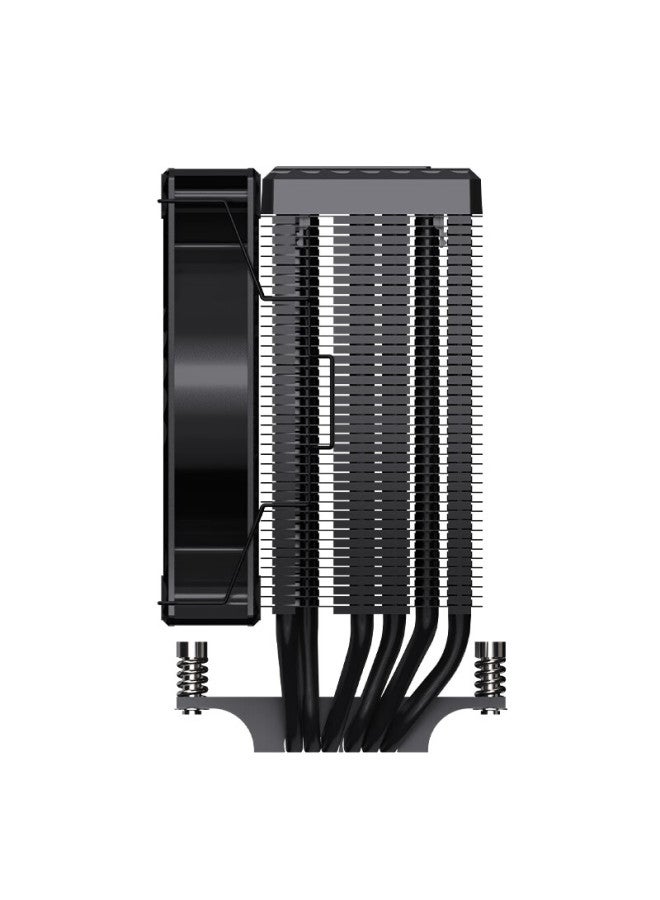 Valkyrie Cq125 Argb Black Vk Cpu Air Cooler Reverse Gravity Six Heatpipe Direct Touch 12cm Fan Supports Lga1700/1851 Am5 Argb Lighting - Image 3
