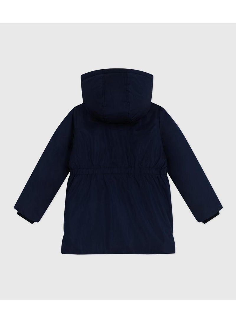 Petit Bateau Children's plain mid-length parka - Image 5