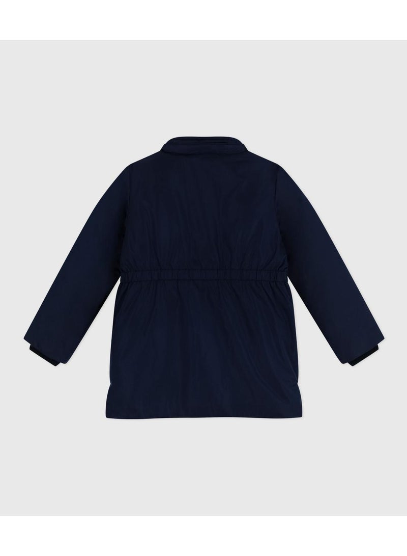 Petit Bateau Children's plain mid-length parka - Image 4