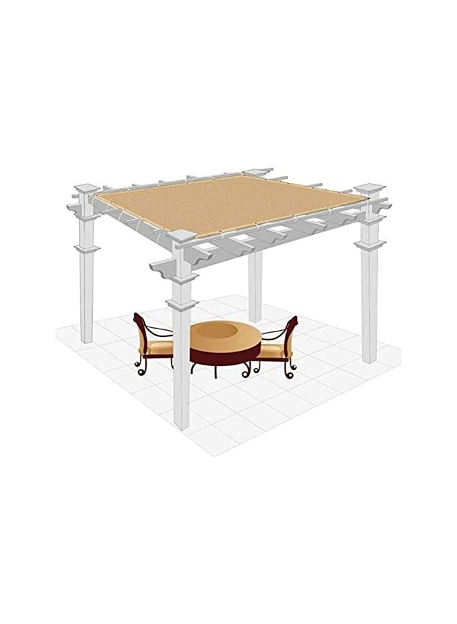 The Bros ظل شمس مستطيل، مسبح خارجي، شرفة حديقة، مظلة حماية من الأشعة فوق البنفسجية بنسبة 98%، أحجام متنوعة، سهل التنظيف (3x5م) - Image 3