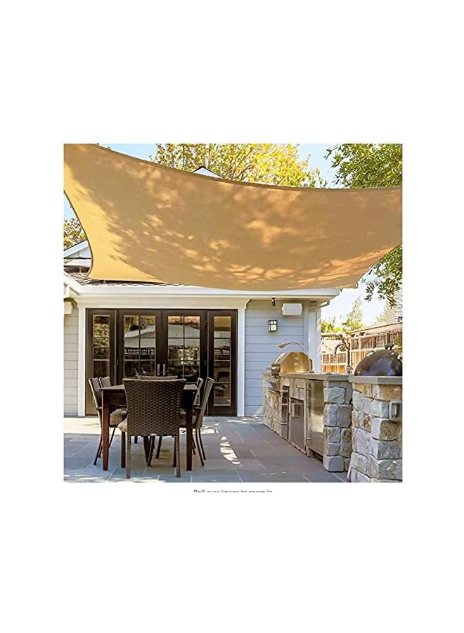 The Bros ظل شمس مستطيل، مسبح خارجي، شرفة حديقة، مظلة حماية من الأشعة فوق البنفسجية بنسبة 98%، أحجام متنوعة، سهل التنظيف (3x5م) - Image 5