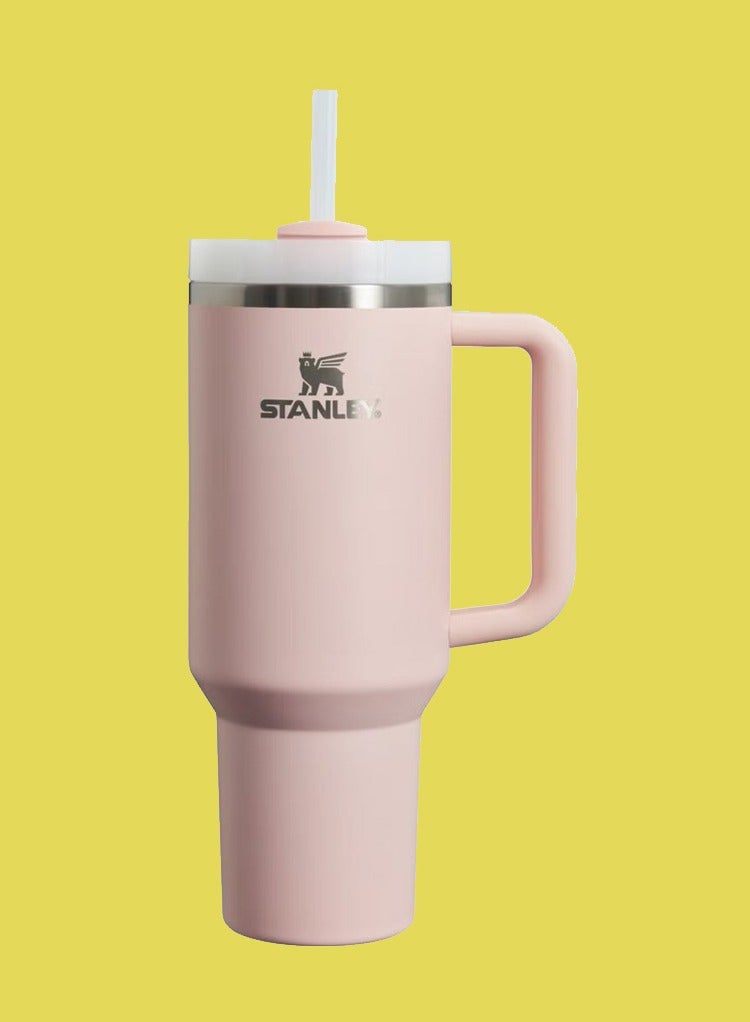 Stanley Quencher H2.0 FlowState 30oz Stainless Steel Tumbler with Lid and Straw – Vacuum Insulated Travel Mug for Water, Iced Tea, Coffee, Smoothies, and More – Leak-Resistant, Double-Walled, BPA-Free, and Durable – Keeps Drinks Cold for Hours – Bloom Color - Image 1