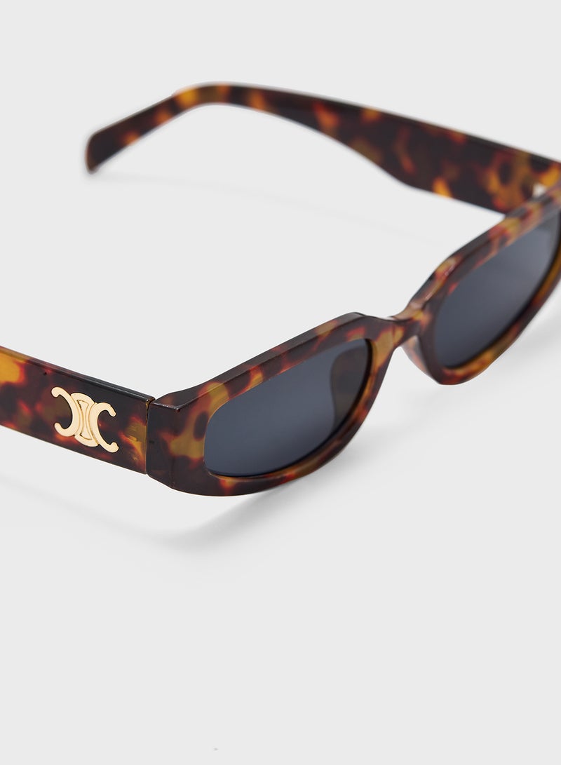ELLA Angular Rectangular Len Sunglasses  - Image 4