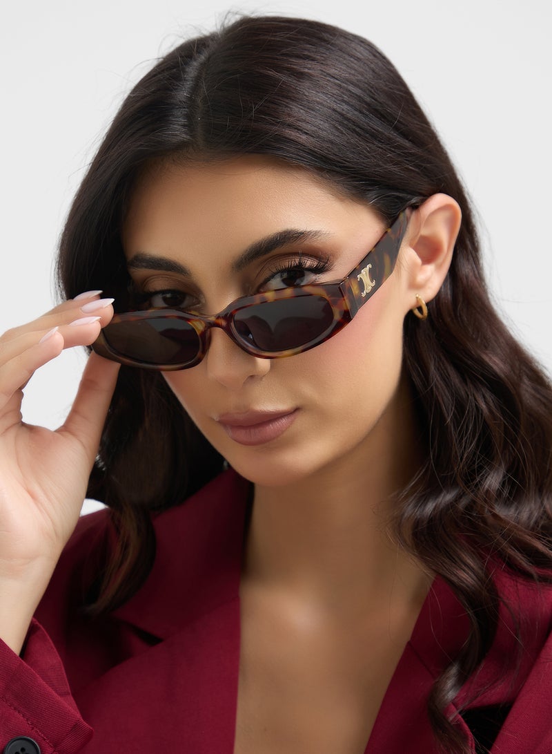 ELLA Angular Rectangular Len Sunglasses  - Image 5