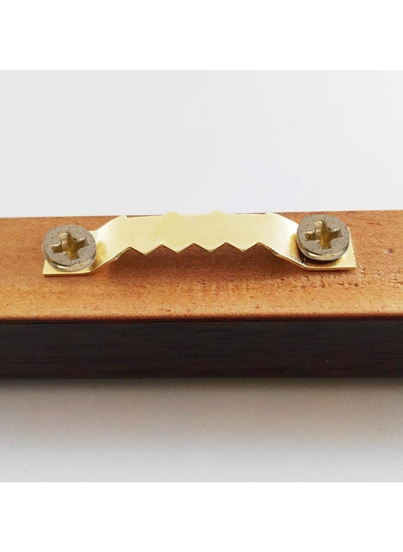 SYOSI - Hook Set Box Hook D Ring Picture Frame Hanger Sawtooth Photo Hanging Hardware Set with Screws and Spirit Level Silver Gold 252 psc - Image 1