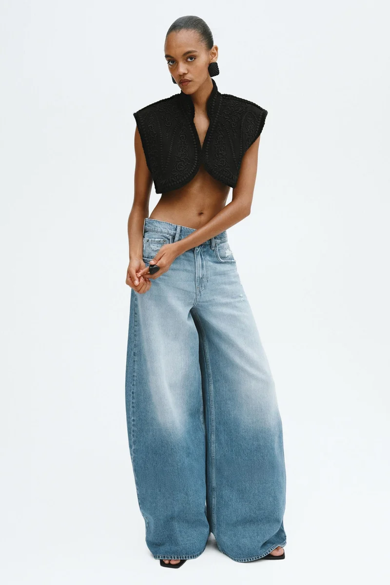 H&M Linen-blend bolero