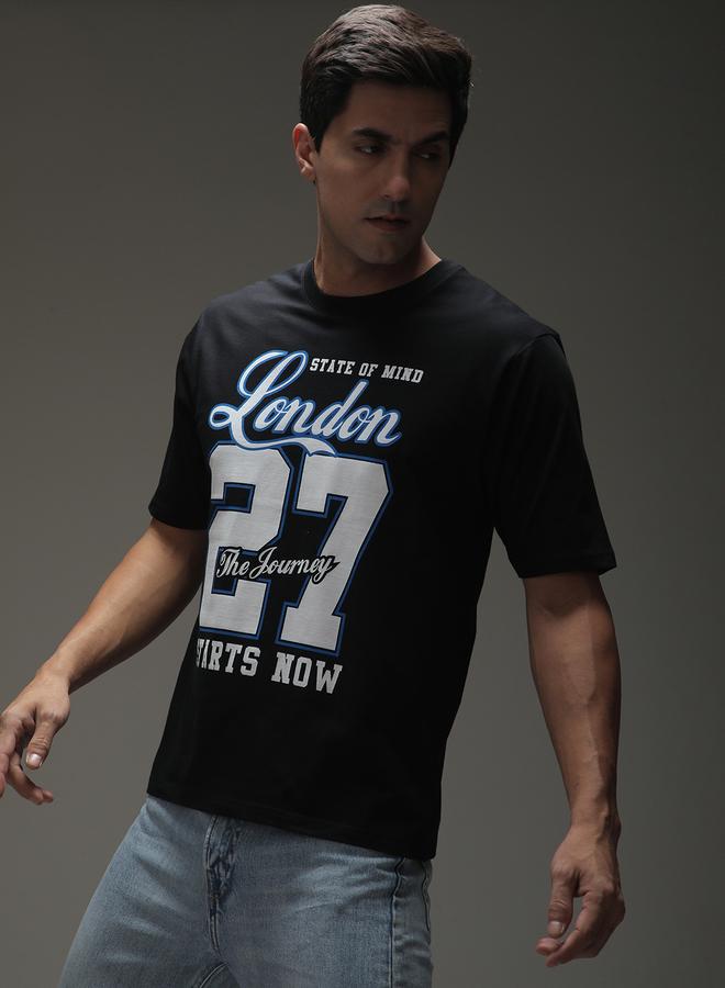 Dillinger Men Oversized Short Sleeve Printed T-Shirt - Image 1