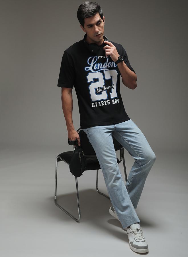 Dillinger Men Oversized Short Sleeve Printed T-Shirt - Image 5