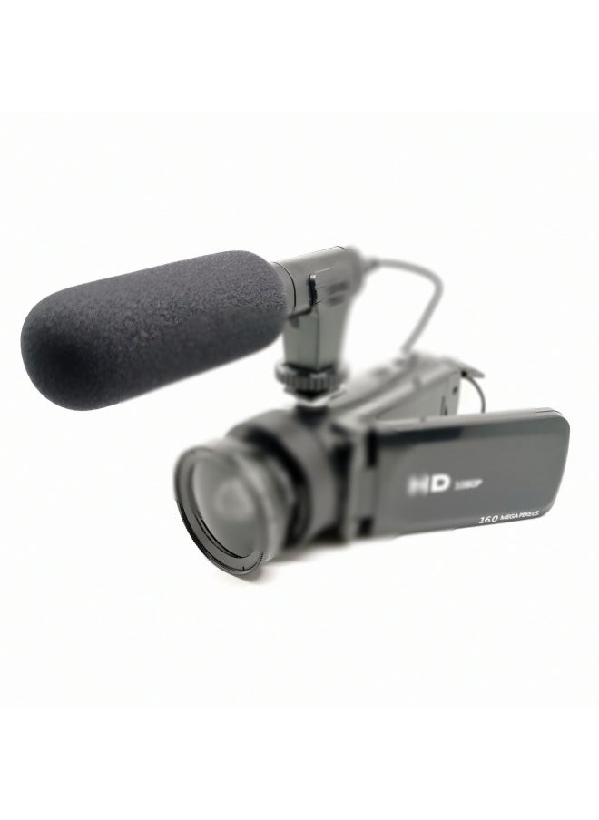 Generic - D100 HD Digital Camera With Microphone WiDe-angle Lens Camera ViDeo RecorDer 16 Times Digital Zoom-Body Color:Black - Image 1