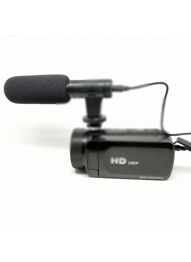 Generic - D100 HD Digital Camera With Microphone WiDe-angle Lens Camera ViDeo RecorDer 16 Times Digital Zoom-Body Color:Black - Image 1