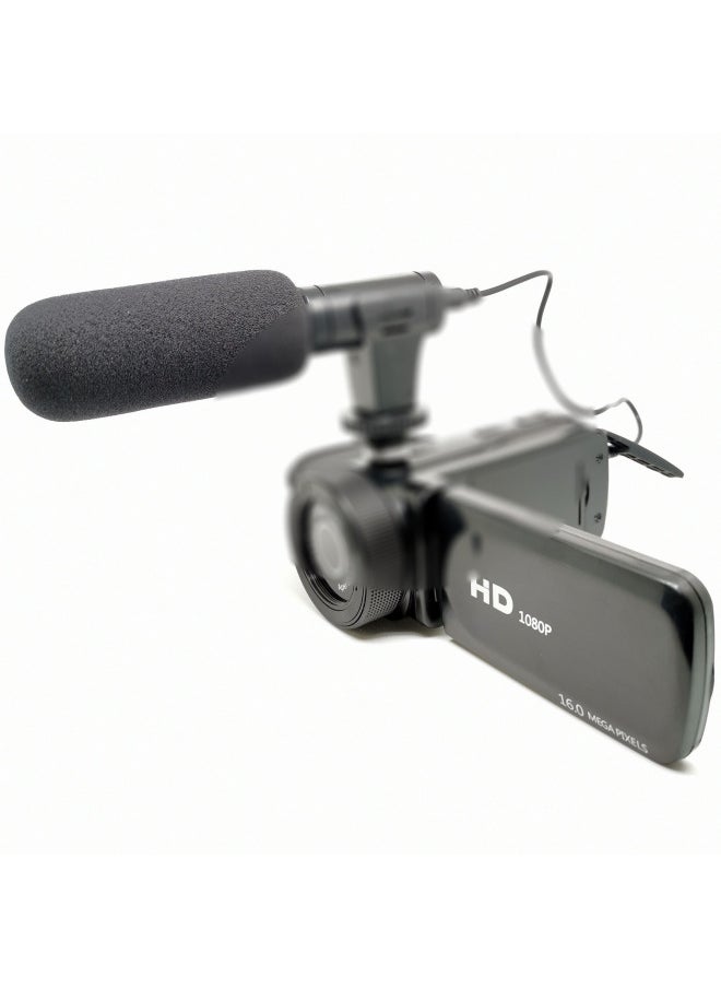 Generic - D100 HD Digital Camera With Microphone WiDe-angle Lens Camera ViDeo RecorDer 16 Times Digital Zoom-Body Color:Black - Image 1