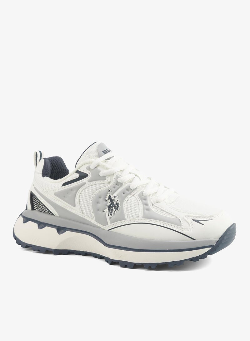 U.S. Polo Assn. Men's White Sneakers with Bold Side Logo Shoes - Sporty Design Shoes for Effortless Everyday Styling - Image 3