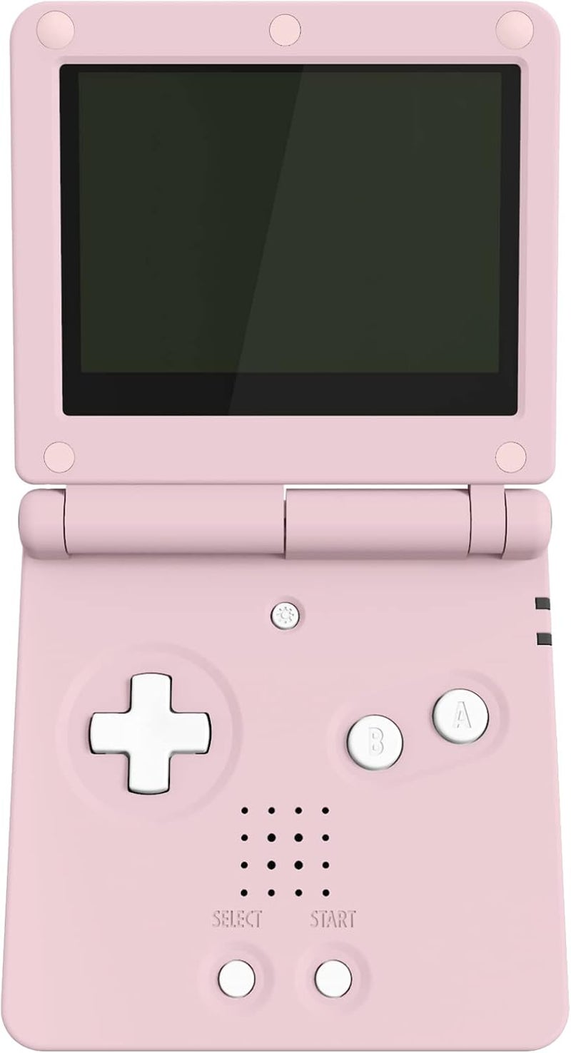 eXtremeRate غلاف استبدال مخصص محدث وجاهز لشاشة IPS من بلون أزهار الكرز الوردي لجهاز Gameboy Advance SP GBA SP – متوافق مع كل من شاشات IPS وشاشات LCD القياسية – لا يشمل الجهاز أو الشاشة - Image 4