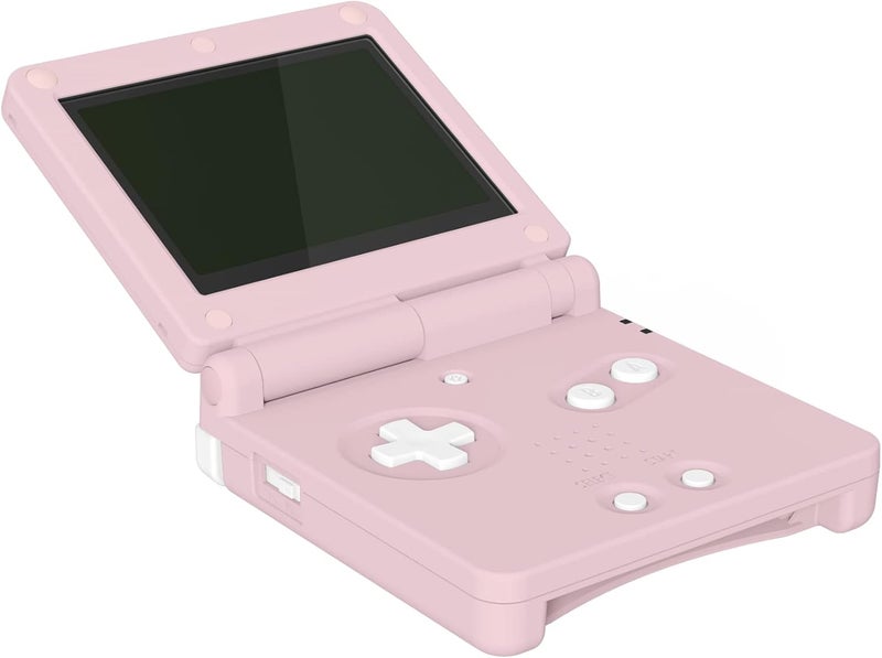eXtremeRate غلاف استبدال مخصص محدث وجاهز لشاشة IPS من بلون أزهار الكرز الوردي لجهاز Gameboy Advance SP GBA SP – متوافق مع كل من شاشات IPS وشاشات LCD القياسية – لا يشمل الجهاز أو الشاشة - Image 2
