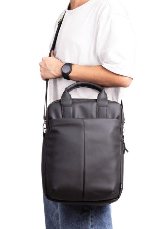 Ar supply AR Hybrid Bag by Arij Bags | Unisex Multi-Use Bag, Water Resistant, 3 Carry Styles, Laptop and Tablet Compartments, Spacious Daily Travel Design (40 × 30 × 10 cm) (Black) - Image 4