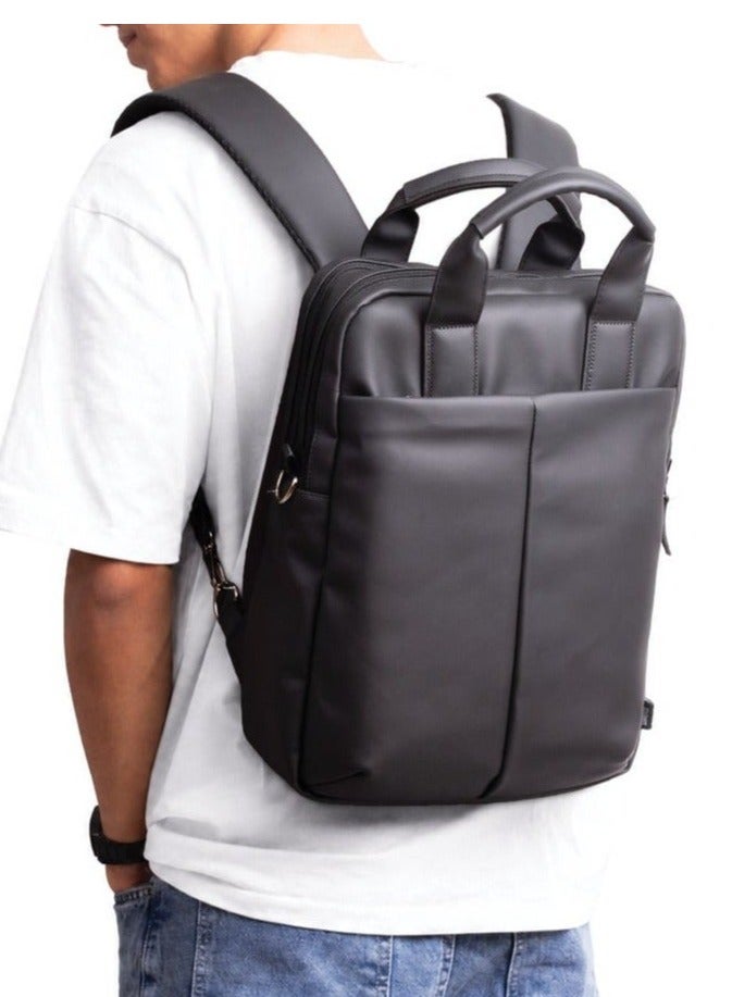 Ar supply Ar Hybrid Bag by Arij Bags | Unisex Multi-Use Bag, Water Resistant, 3 Carry Styles, Laptop and Tablet Compartments, Spacious Daily Travel Design  (Black) - Image 2