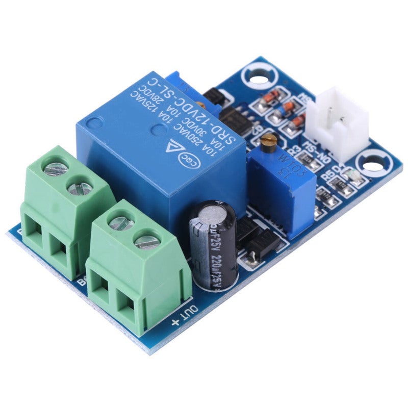 سونجلي وحدة تبديل الجهد المنخفض 12 فولت 10 أمبير لوحة حماية قابلة للتعديل - مؤشر LED فصل الجهد المنخفض لحماية البطارية - Image 3