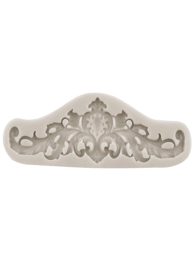 MINFEIDMS Baroque Style Silicone Molds Curlicues Scroll Lace Fondant Molds Vintage Relief Flower Mold Filigree Mold For Cake Decorating Cupcake Topper Candy Chocolate Gum Paste Polymer Clay Set Of 6 - Image 4