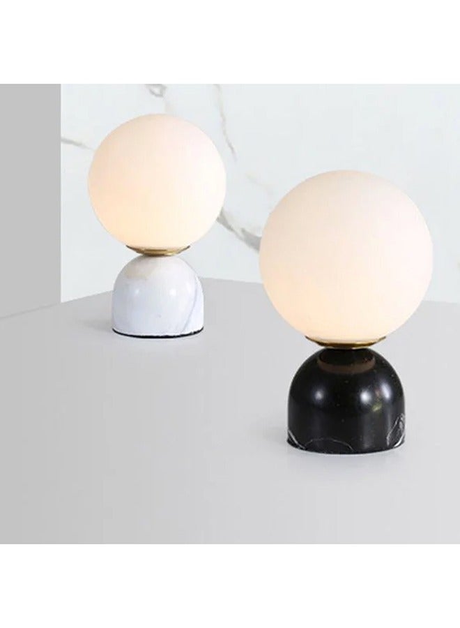 Marble Mini Table Lamp - Black