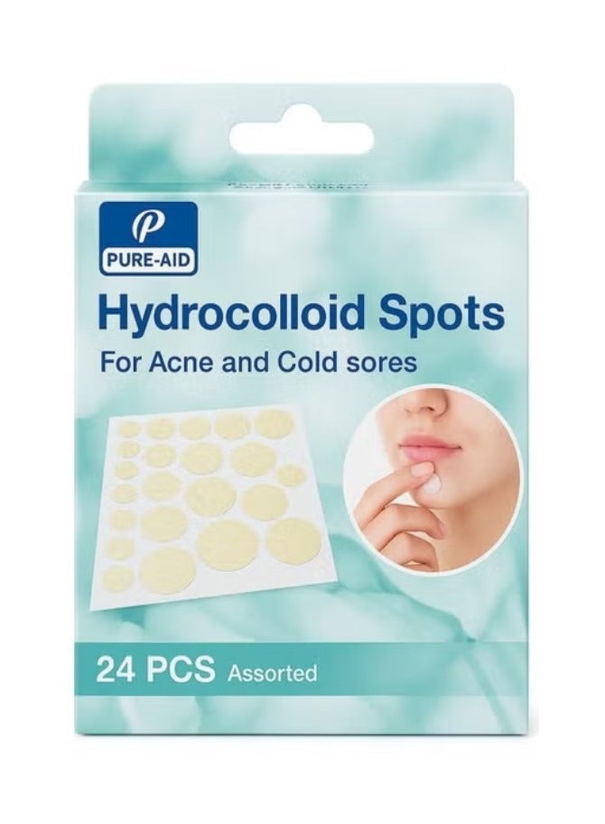 كيور إيد 24 قطعة من بقع الهيدروكولويد لعلاج حب الشباب