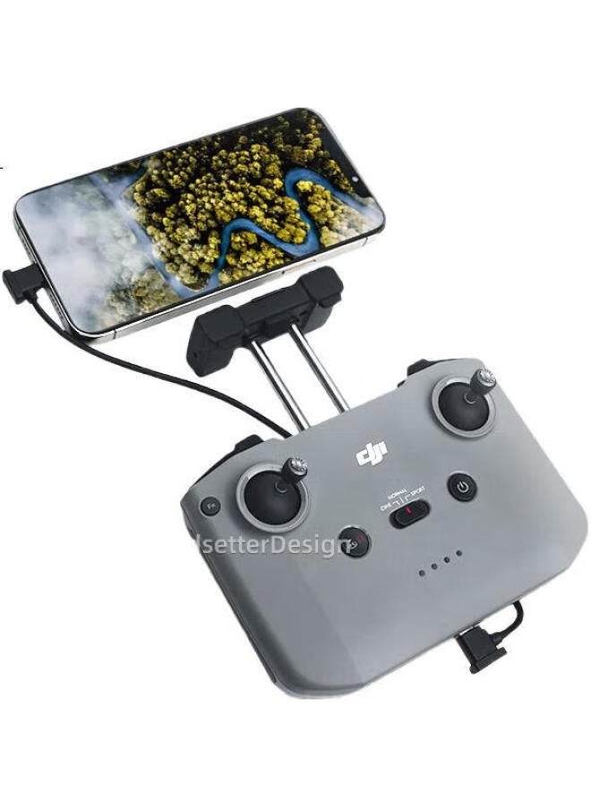 Trendsetter Compatible With Dji Remote Controller Cable Adapter For Mavic 3 Drone, Air 2/2S Accessories, Mini 2/3 Remote Controller, Mavic 3 Apple Phone Interface, 15Cm - Image 1