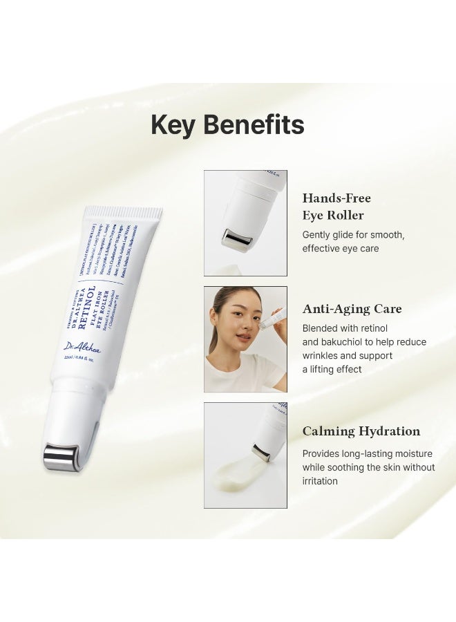 DrAlthea Dr.Althea Retinol Flat Iron Eye Roller | Face Lift Serum with Gua Sha Roller - Image 3