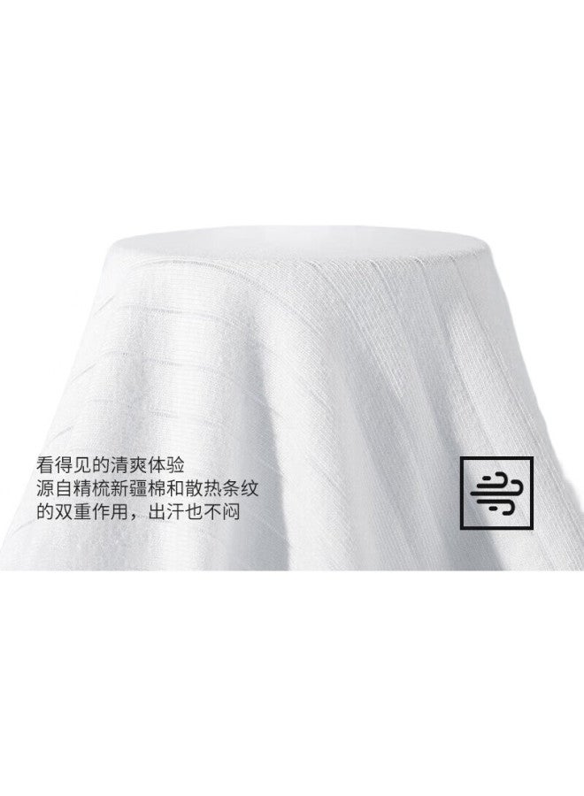 Briars Beianshi Disposable Women's Underwear, Antibacterial, Pure Cotton, Extra Thick, Striped Lycra Cotton, Daily Disposable, No-wash Panties, Women's Triangle, White, Size L - Image 2