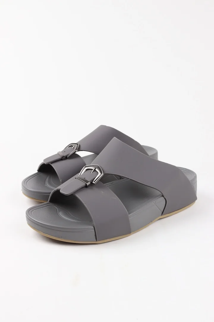 Viny Viny Men's Arabic Sandals – Comfortable Casual Slip-On Slide – Everyday Wear – Black, Coffee, Grey