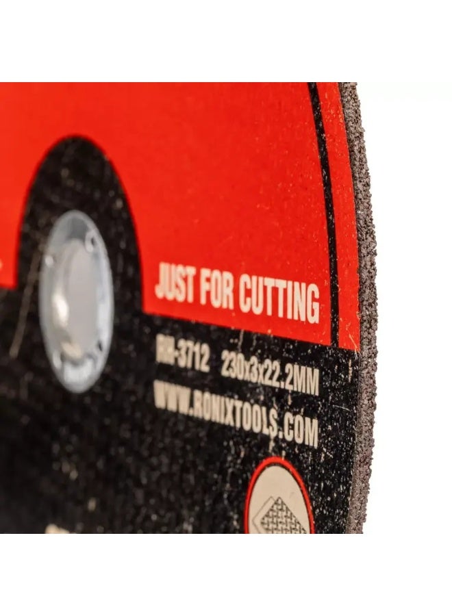 RONIX Stone Cutting Wheel 230x3x22.2mm, 230mm, 6650RPM, German Engineering #Ronix RH-3712 - Image 3