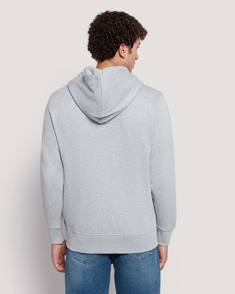 GANT Gant Men’S Shield Logo Full Zip Cotton Hoodie