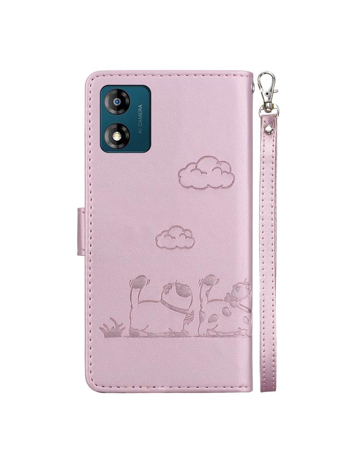 erorex Case For Motorola Moto E13 Cute Cats RFID Leather Phone Case - Image 3