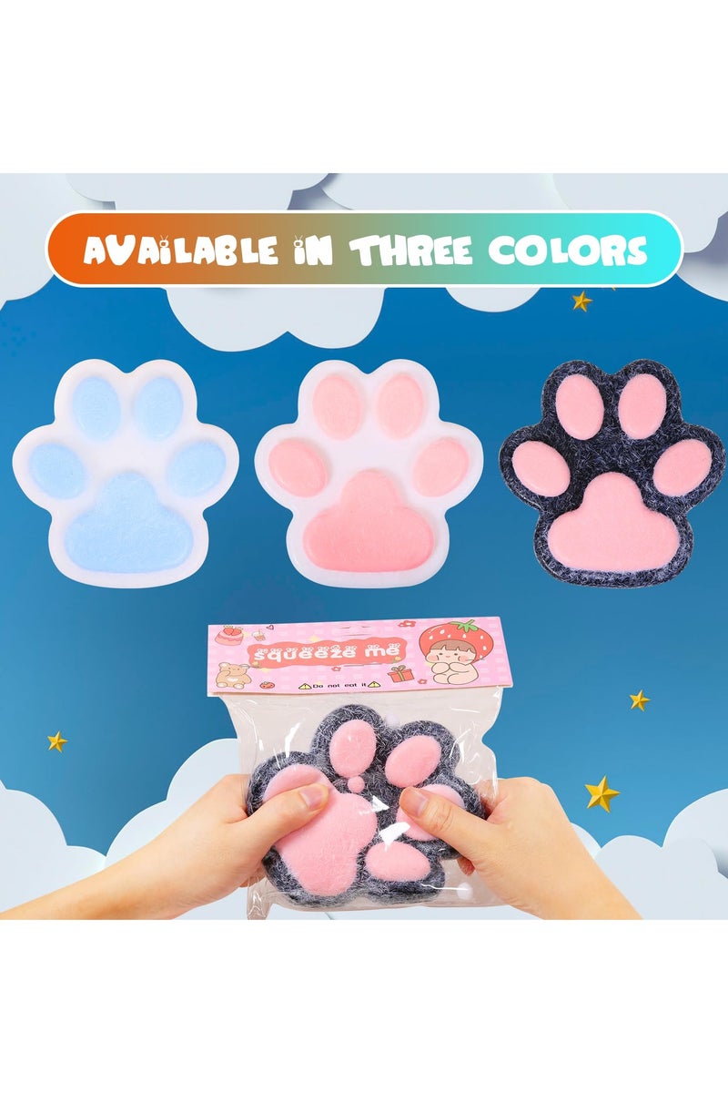 Giant Cat Paw Squishy Toy – Soft Furry Stress Relief Fidget Toy for Kids & Adults, Super Squeeze Taba Toy - Image 4