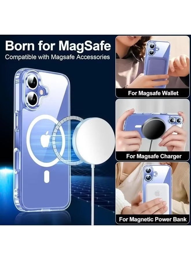 ELTRAZONE Magnetic Privacy Case for iPhone 16 Plus with Built-In Screen Protector, Slim Shockproof Design, Camera Guard, TPU Bumper, Hard PC Back, and Wireless Charging Compatibility - Image 4
