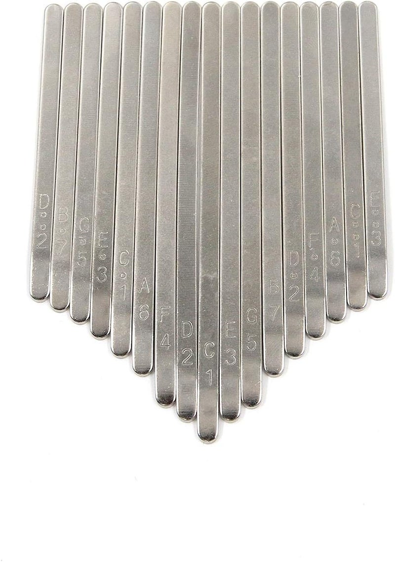 FarBoat Kalimba 17 Note Keys Thumb Piano with Mahogany Wood Bridges, Tuning Hammer, Screws, Saddle, Replacement Kit DIY Accessories - Image 2