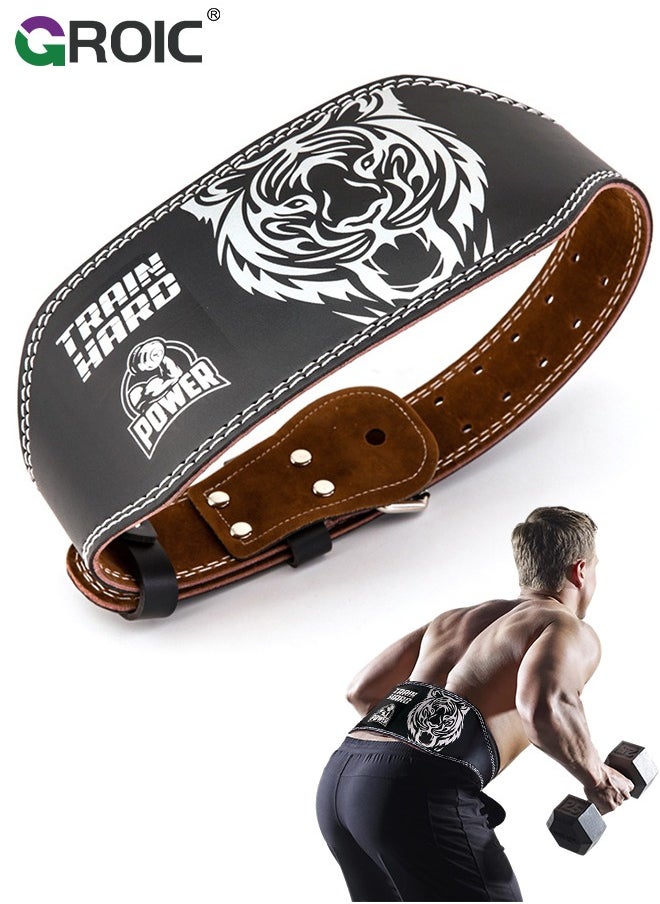 GROIC Weight Lifting Belt for Men & Women, Gym Weight Belt Lumbar Back Support Powerlifting Weightlifting Heavy Duty Workout Training Strength Training Equipment, Deadlift, Powerlifting  - Image 1