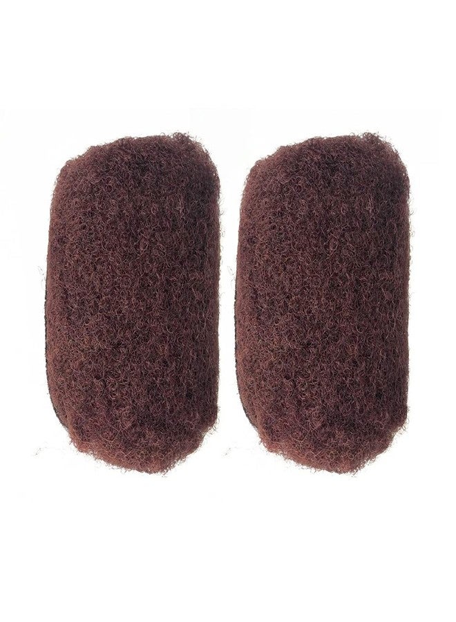 YONNA Tight Afro Kinky Bulk For DreadLocks,Twist Braids Human Hair Deep Dark Auburn #35 8inch - Image 5