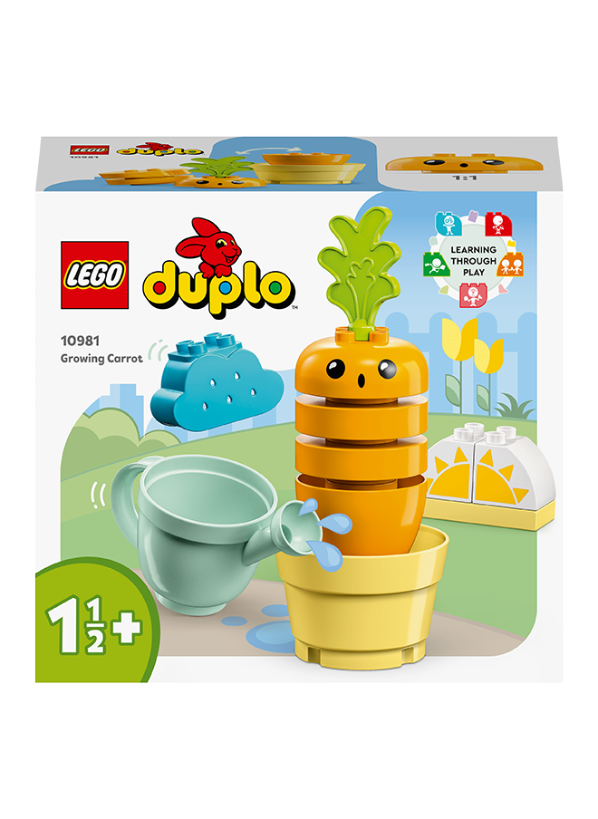 ليغو Duplo My First Growing Carrot 10981 Building Toy Set Gift; Grow-Your-Own-Food Fun And Imaginative Play For Kids Aged 18 Months And Over (11 Pieces)