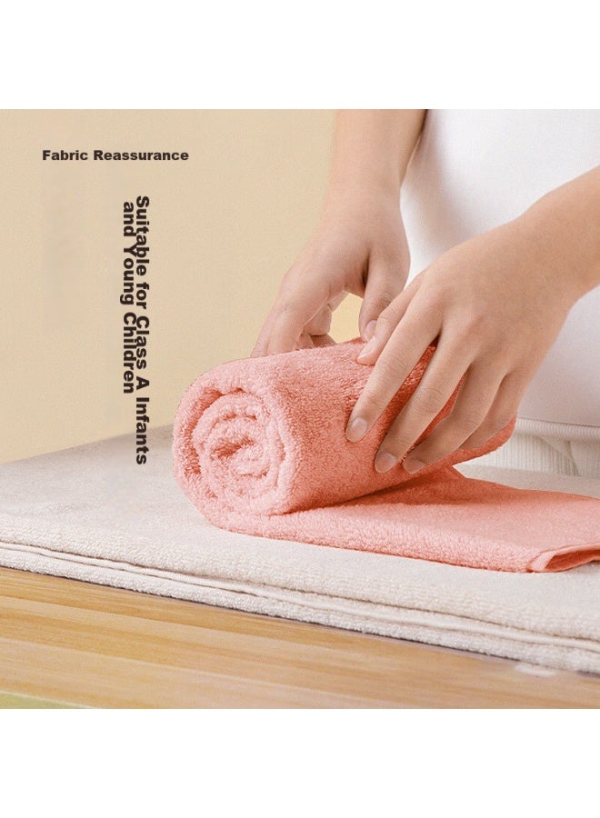 Uchino New Plain Elegant Pure Cotton Oversized Bath Towel 180cm, Boyfriend Absorbent Shower Towel, Matcha Green + Laundry Bag - Image 4