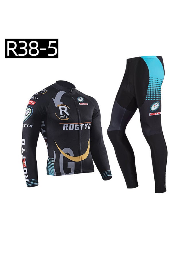 New Spring Autumn Cycling Jersey Long Sleeve Men Women Outdoor Sports Bicycle Riding Summer Breathable Tops Pants Set