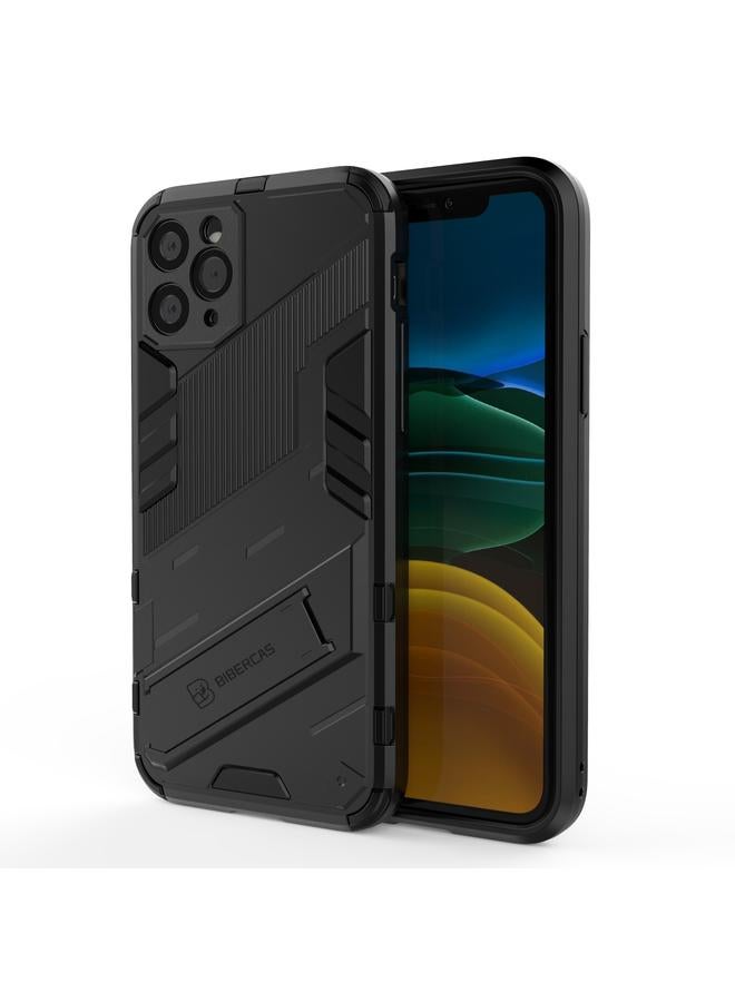 اس-توب جراب لهاتف iPhone 11 Punk Armor 2 في 1 PC + جراب TPU مقاوم للصدمات مع حامل غير مرئي - Image 1