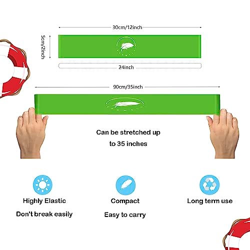 growell Towel Bands (6 Pack) - Stretch Beach Towel Clips for Beach Cruise Pool Chairs, Lounge Towel Holder Elastic, Cruise Ship Essentials (A Mix 6 Colors) - Image 3