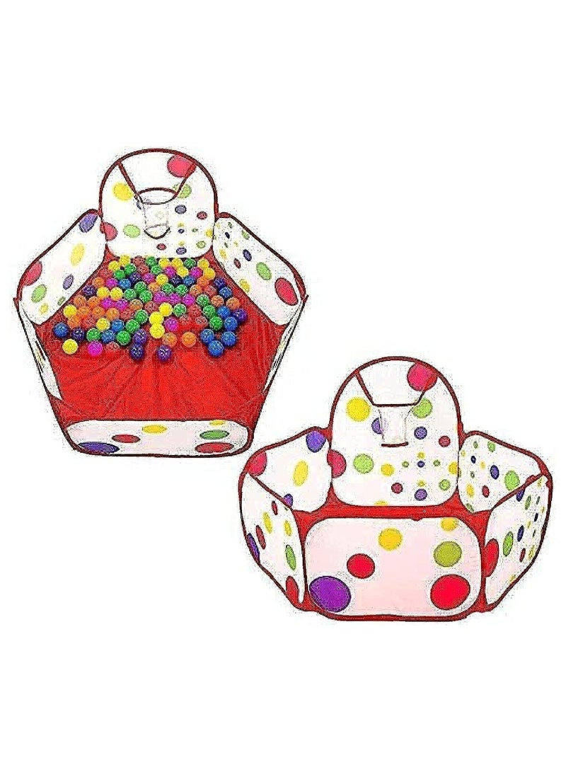 An open house with a mini basket pool and 100 multi-coloured balls. Your child will play safely - Image 2