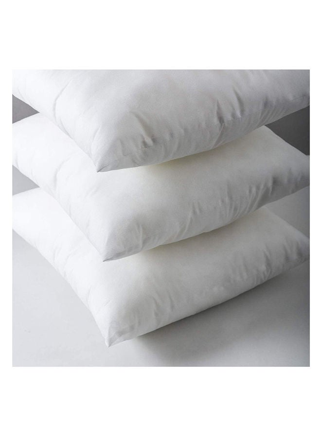 Hotel Linen Klub Cushion Filler Pack of 3pcs- Fabric: Non Woven , Filling 300grams Non Siliconized Fiber - Size : 45 x 45cm  - Image 1