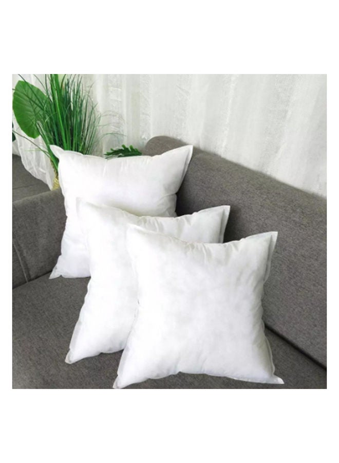 Hotel Linen Klub Cushion Filler Pack of 3pcs- Fabric: Non Woven , Filling 300grams Non Siliconized Fiber - Size : 45 x 45cm  - Image 2