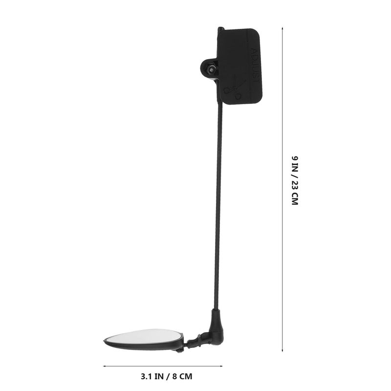 Adjustable Rotatable Bike Helmet Rearview Mirror Pair for Mountain Cycling Outdoor Safety - Image 3