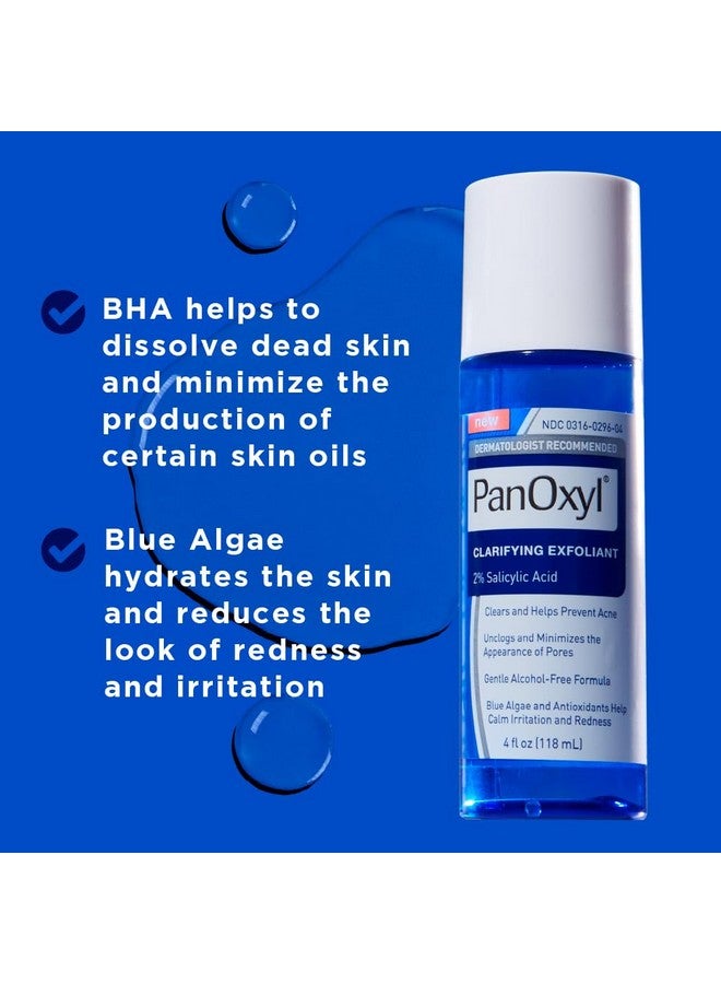 PanOxyl Clarifying Exfoliant With 2% Salicylic Acid Bha Liquid Exfoliant 4 Fl Oz - Image 3