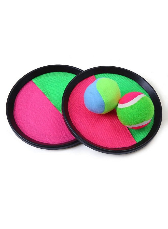Aneco Aneco Paddle Catch Ball and Toss Game Set Disc Toss and Catch Paddle Game with Storage Bag, 4 Paddles(Black) and 6 Balls  - Image 5